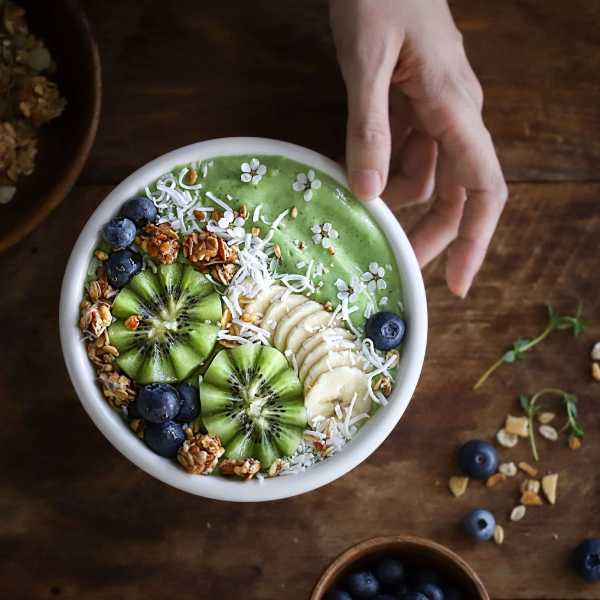 sinh tố hạt óc chó
