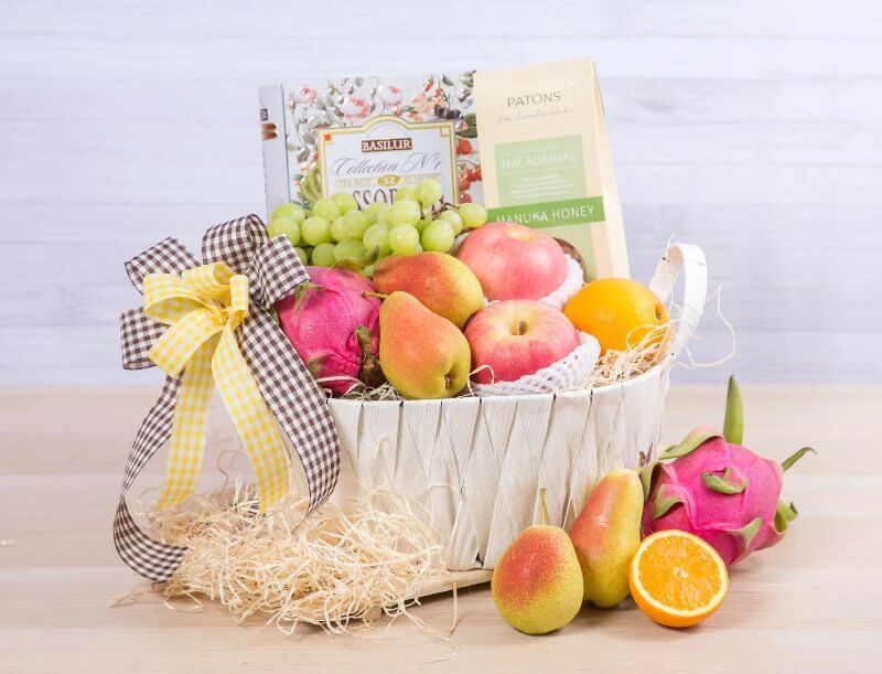 Giỏ quà Tết trái cây được ưa chuộng vì tốt cho sức khỏe và mẫu mã đa dạng