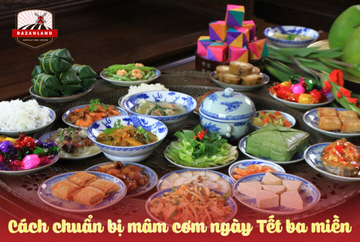 Mâm cơm ngày Tết đủ đầy hương vị của 3 miền đất nước