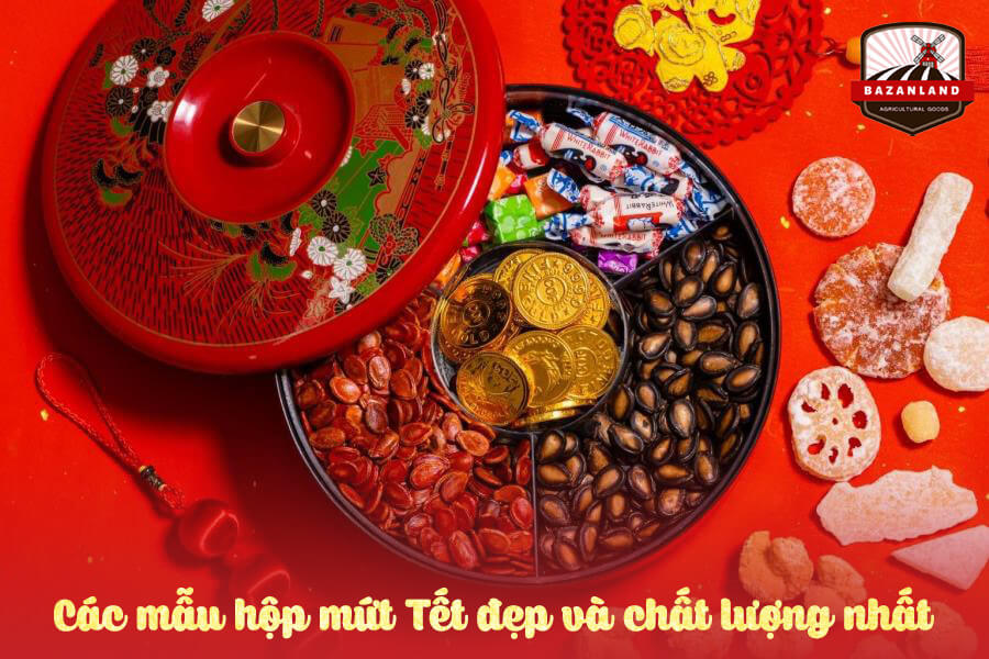 Khay đựng mứt - Giải pháp hoàn hảo cho bữa tiệc Tết thêm trang trọng