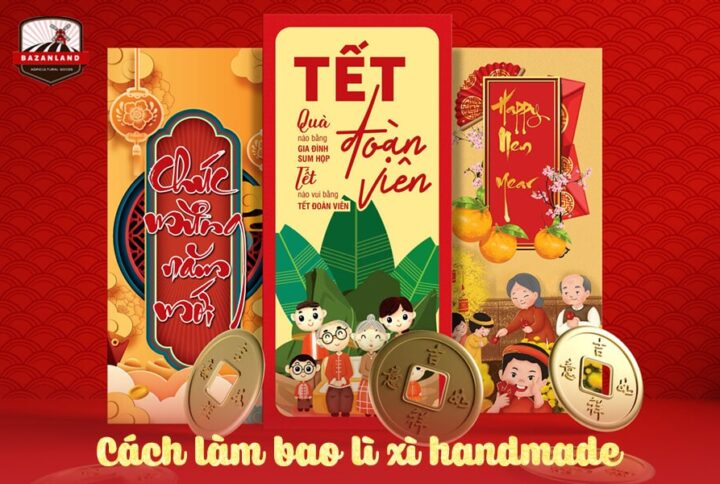 3 cách làm bao lì xì bằng giấy siêu đơn giản và xinh xắn tại nhà