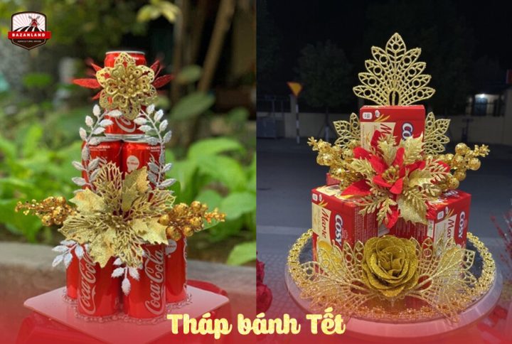 30+ cách làm tháp bánh Tết tài lộc cực dễ và đẹp mắt