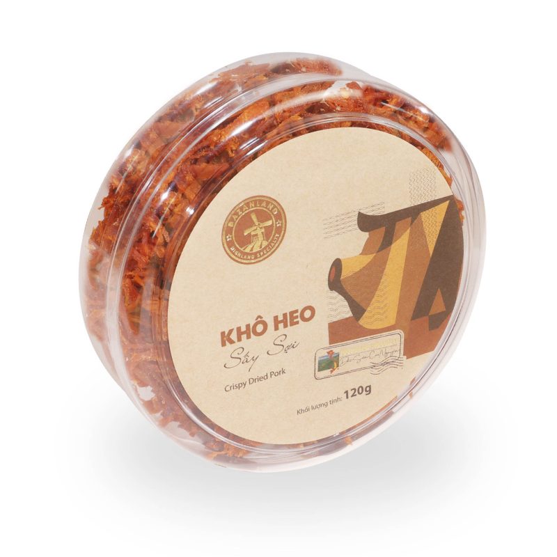 hộp nhựa khô heo sấy sợi