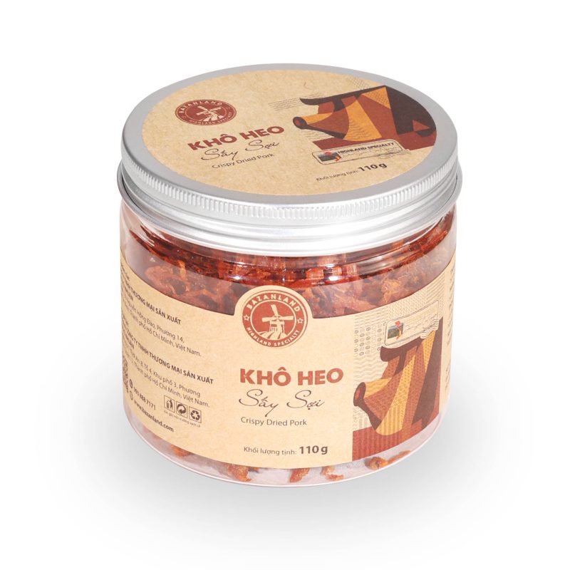 lon khô heo sấy sợi